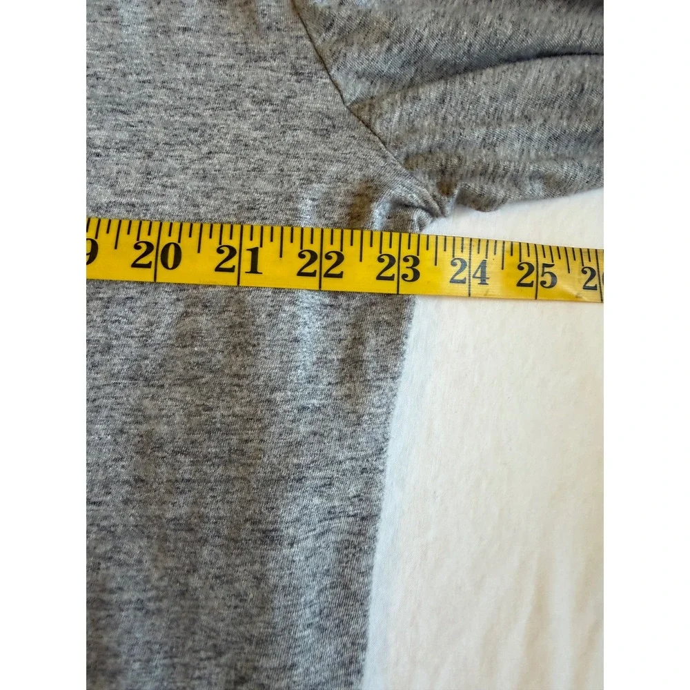 Polo Ralph Lauren Mens Long Sleeve T-Shirt Heather Grey Cotton Pony Logo Large